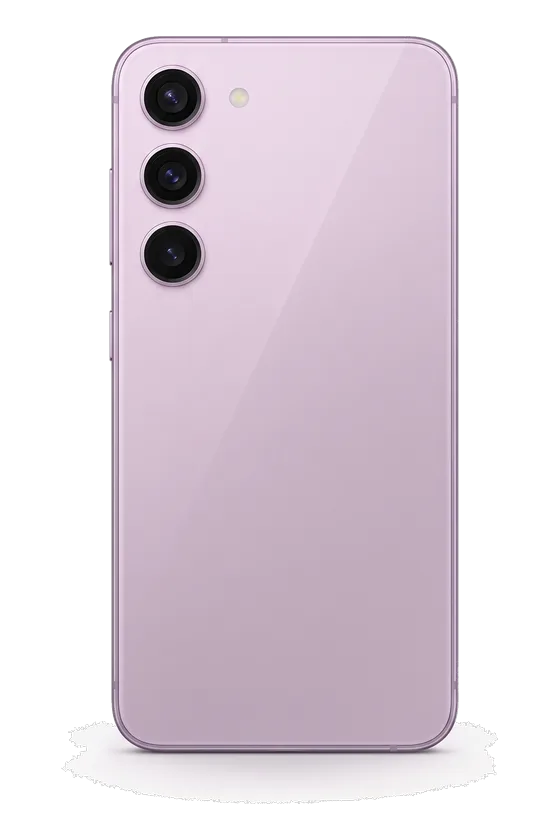 Back of the Samsung Galaxy S23